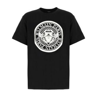 Balmain T-Shirt - male - Balmain - T-Shirts - Black - M - Tops