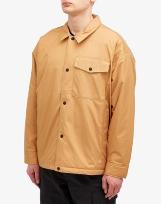 The North Face Mens Heritage Stuffed Coach Jacket Brown Clothing > Coats &