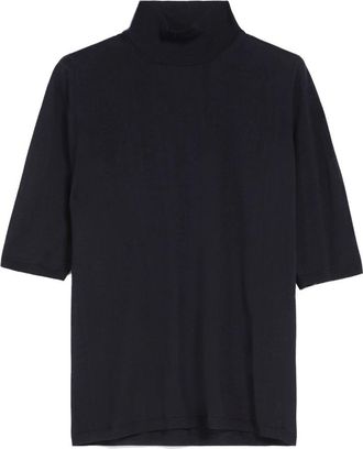 Max Mara Unghia Turtleneck - Dames - Coltruien - Blauw - L - Wol - Truien & Vesten