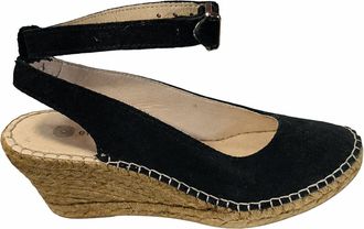 Eric Michael Womens Cynthia Wedge In Black