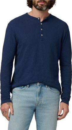 Joe's Long Sleeve Henley in Dress Blues at Nordstrom, Size X-Large