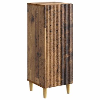 vidaXL Aparador Madera Envejecida 33 X 34,5 X 90 Cm Vidaxl