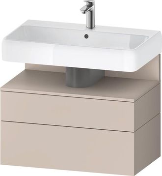 Duravit Duravit Qatego Mueble Bajo Lavabo, 1 Extra&iacute;ble Y 1 Caj&oacute;n