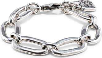 UNOde50 Oval Link Bracelet in Silver at Nordstrom, Size Medium