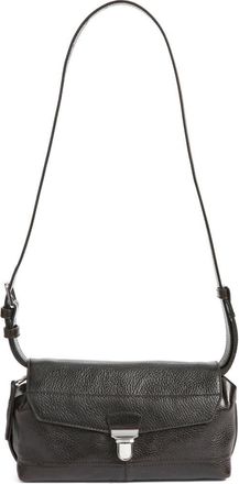 Christophe Lemaire Small Gear Croc Embrossed Leather Crossbody in Espresso at Nordstrom