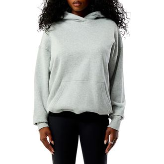 PacSun Core Fleece Hoodie in Heather Grey at Nordstrom, Size Xx-Large