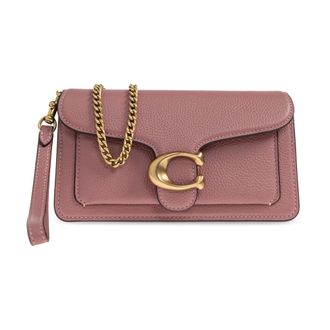 Coach Tassen, Dames, Roze, ONE Size, Leer, Tabby Schoudertas