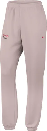 Nike Indiana Fever Nike Womens French Terry Standard Cuffed Pants in Pink | IR0846-627