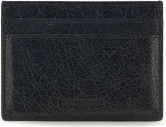 Balenciaga Womens Black Lamb Ovis Aries Wallet