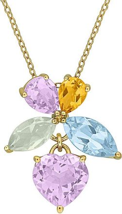Rina Limor Gold-Plated Silver 7.65 Ct. Tw. Gemstone Pendant