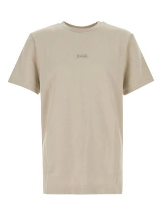 BALR. logo-stamp cotton T-shirt - men - Cotton - M - Neutrals