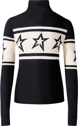 Perfect Moment Chopper Roll-neck Merino Wool Sweater - Black - S (UK8-10 / S)