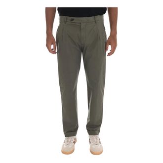 Berwich Broeken, Heren, Groen, M, Katoen, Retro-Gd Chino