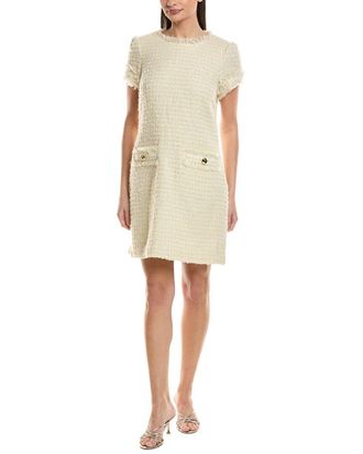 Sail to Sable Sail To Sable Halsbrook Tweed Wool-Blend Shift Dress