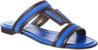 Tod's TodS Suede & Leather Sandal
