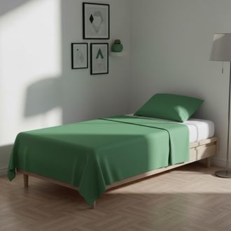 KASANOVA Parure letto singolo verde Young