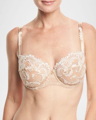 Lise Charmel Charming Guipure Lace Demi-Cup Bra