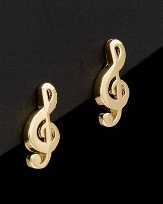 Italian Gold, Inc 14K Italian Gold G-Clef Studs