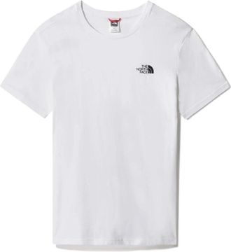 The North Face Klassiek T-shirt - Heren - Sportshirts - Wit - M - Katoen - Fitness