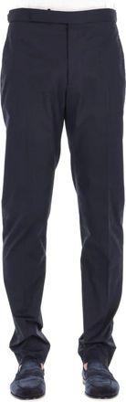 Tagliatore Heren, Broeken, Blauw, Maat: XL Katoen