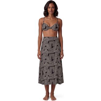 Lords of Harlech Inter Twine Womens Midi Skirt in Inter Twine Black at Nordstrom, Size 12