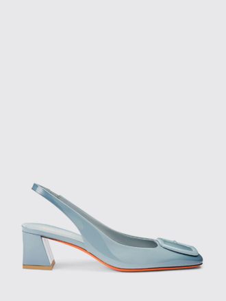 Santoni Slingback Santoni in pelle spazzolata