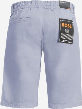 HUGO BOSS Mens Stretch Cotton Pants Light Blue Short