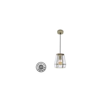 Fabrilamp Colgante Guia 1xe27 Cuero Regx18x18cm