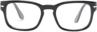 Persol square-frame glasses - men - Acetate - 51 - Black