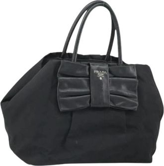 Prada Pre-owned Nylon Handtas - Dames - Vintage Handtas - Zwart - ONE Size - Nylon - Vintage