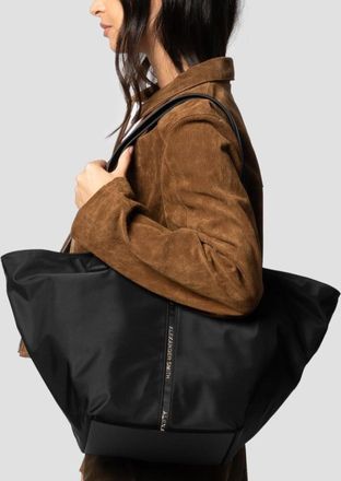 Alexander Smith Lauren Large handbag with shoulder strap in black nylon