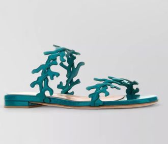 Gianvito Rossi leather slides
