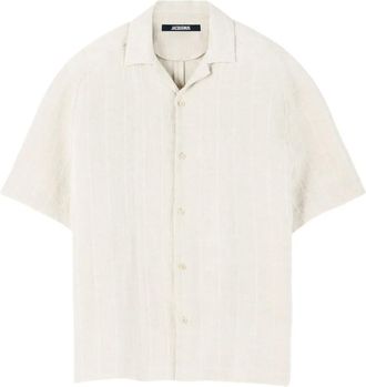 Jacquemus Camicia a maniche corte - Toni neutri
