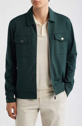Reiss Medina Jacket in Dark Sage Green at Nordstrom, Size Xx-Large
