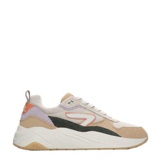 HUB Gilde S43 sneakers beige/ecru/groen