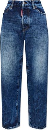 Dsquared2 Boston Jeans - Dames - Cropped Jeans - Blauw - L - Katoen - Jeans