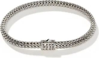 John Hardy Classic Chain Sterling Silver Extra-Small Bracelet -M - BB96CXM