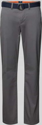 Mc Neal Stoffhose mit französischen Eingrifftaschen in Mittelgrau, Größe 42