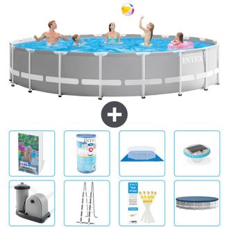 Intex Piscina Prism Frame Redonda - 610x132 Cm - 9-piezas S622