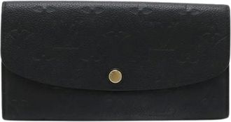 Louis Vuitton Pre-owned Wallets, male, Black, Size: ONE SIZE Pre-owned Monogram Empreinte Long Wallet