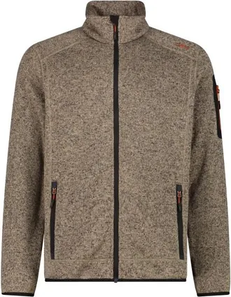 F.lli Campagnolo Jacket Jacquard Knitted 3H60747N Fleecejacke f&uuml;r Herren | braun