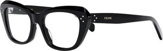Celine Cat-eye Optisch Montuur - unisex - Brillen - Zwart - ONE Size - Accessoires