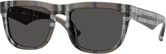 Burberry Dark Grey Square Mens Sunglasses BE4431U 414787 56