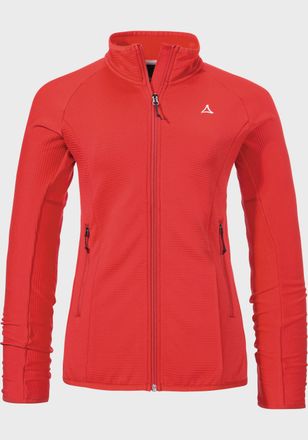 Sch&ouml;ffel Fleecejacke SCH&Ouml;FFEL Fleece Jk Style Cascata WMS, Damen, Gr. 46, rot (2030, rot), Oberstoff: 94% Polyester, 6% Elasthan, regular fit, hoch geschlossen
