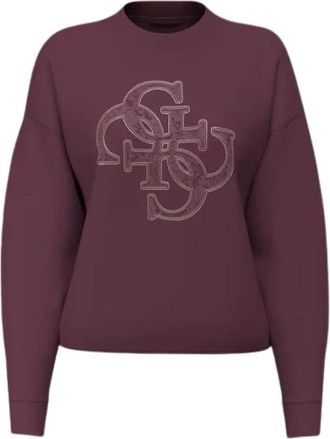 Guess Felpe a triangolo Evelyn - - Sweatshirts & Hoodies - Donna - Rosso - M
