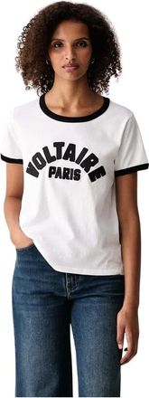 Zadig&Voltaire Alys T-shirt - Dames - Tops - Wit - Maat: L Katoen