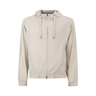 Herno Heren, Jassen, Grijs, Maat: L Spandex
