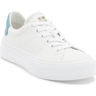 Givenchy City Platform Sneaker in White Blue at Nordstrom Rack, Size 5Us / 36Eu