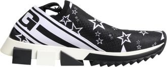 Dolce & Gabbana Black White Sorrento Low Top Sneakers Mens Shoes