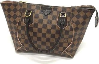 Louis Vuitton Tweedehands Canvas Louis Vuitton tassen - Dames - Vintage Shopper - Bruin - ONE Size - Vintage